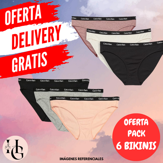 Pack de 6 Bikinis